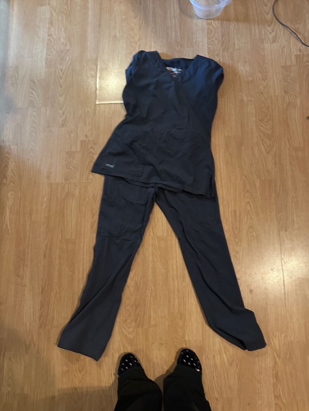 Grey's Anatomy grey V‑Neck Scrub Top and pants